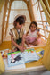 Magnolia | Indoor Wooden Jungle Gym with Monkey Bars, Rock Wall & Swing - Chickadees Wooden Toys