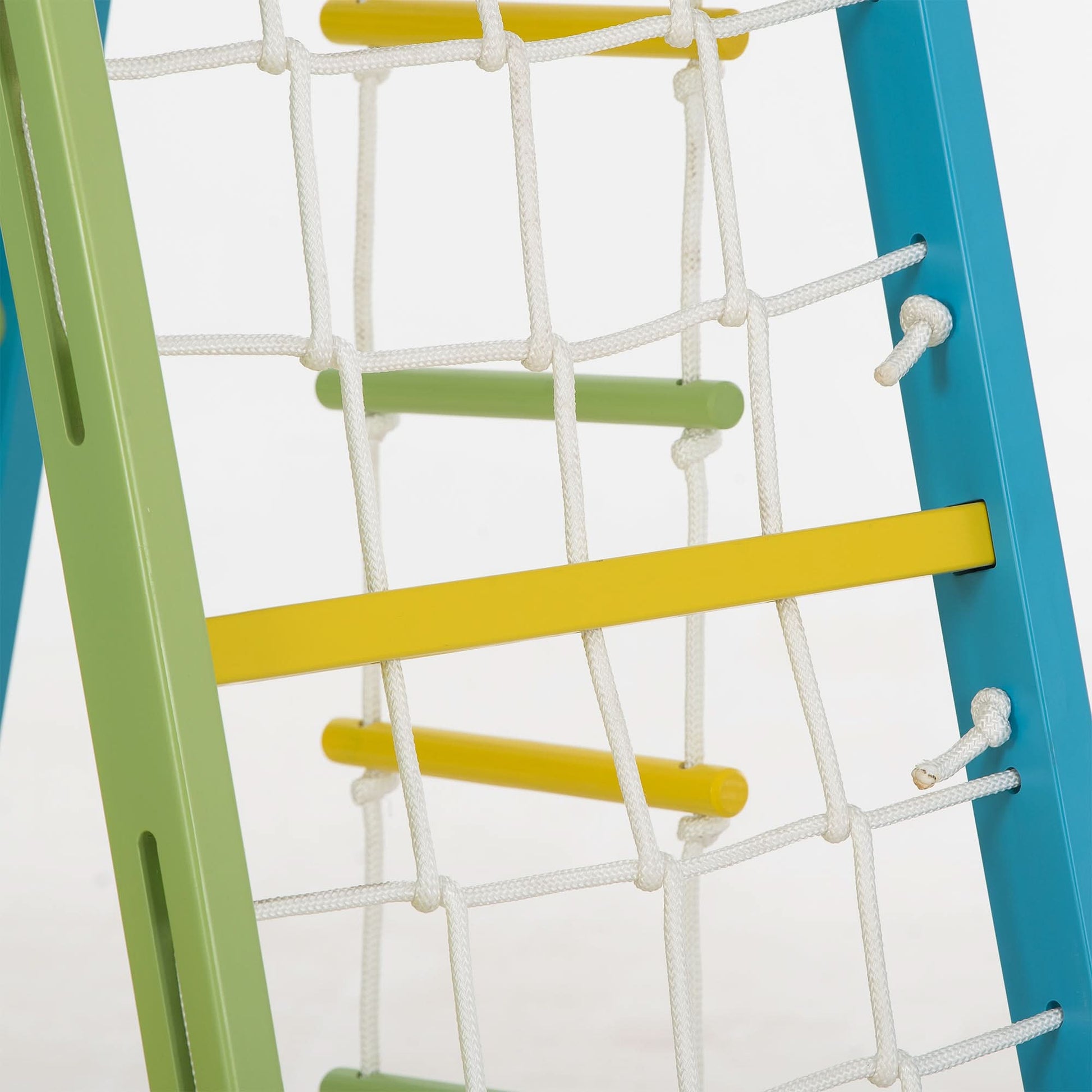 Magnolia | Indoor Wooden Jungle Gym with Monkey Bars, Rock Wall & Swing - Chickadees Wooden Toys