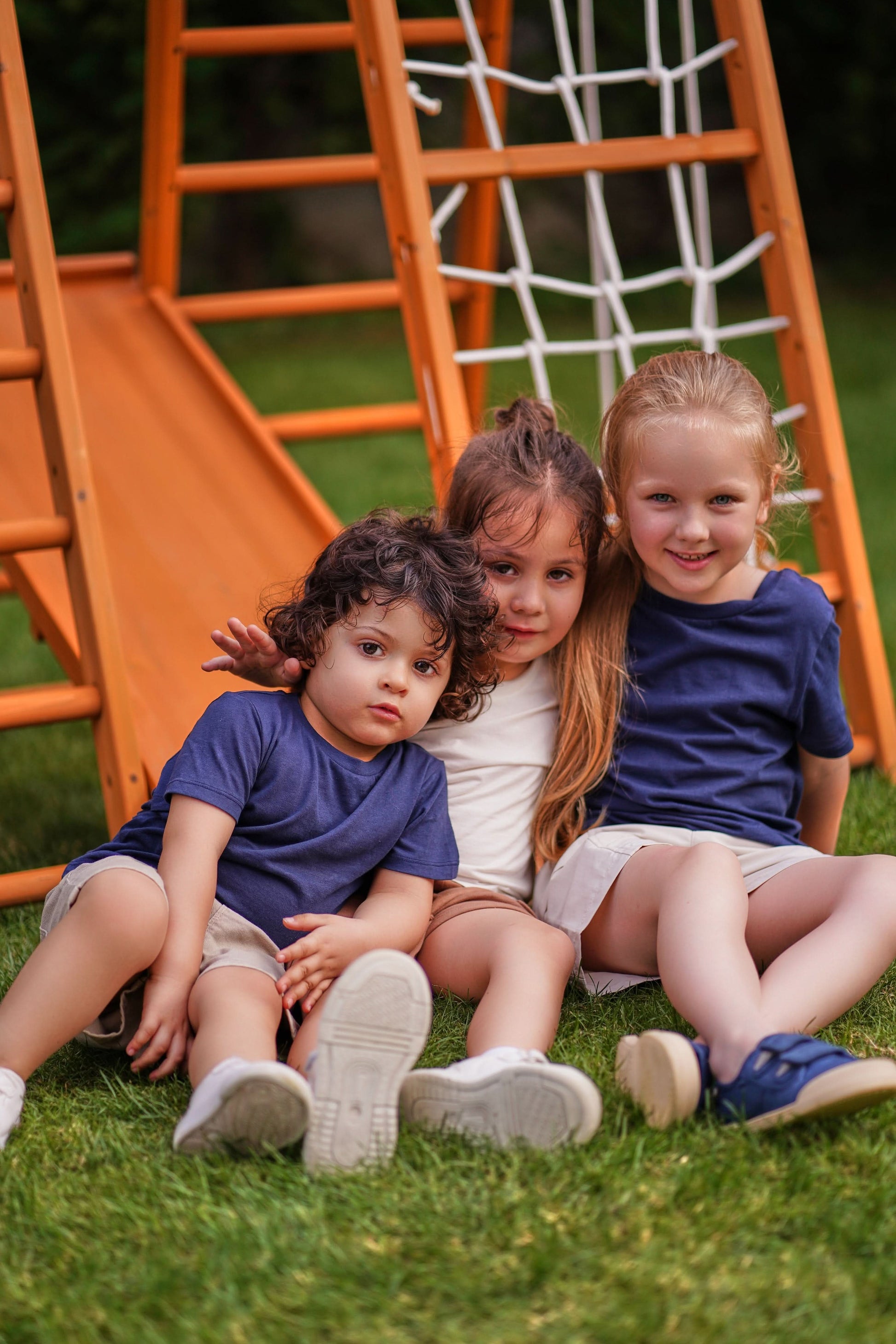 Magnolia Indoor Outdoor | 7-in-1 Wooden Climbing Structure for Kids - Chickadees Wooden Toys