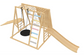Wooden Roller Slide Add-On for Avenlur Climbers | Indoor Roller Slide, Climber Not Included - Chickadees Wooden Toys