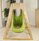 Sensory Swing for Wall Climbers – Soothing Play Add-On (Climber Not Included) - Chickadees Wooden Toys