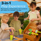 Sumac | Wooden Outdoor Mud Kitchen & Market Stand with Grill and Root View Planter