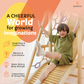 Sweetgum Jumbo | 8-in-1 Indoor Wooden Playset with Slide, Swing & Rock Wall - Chickadees Wooden Toys