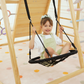Sweetgum XL | 8-in-1 Indoor Playset for Toddlers with Slide and Swing - Chickadees Wooden Toys