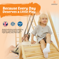 Sweetgum XL | 8-in-1 Indoor Playset for Toddlers with Slide and Swing - Chickadees Wooden Toys