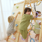 Sweetgum XL | 8-in-1 Indoor Playset for Toddlers with Slide and Swing - Chickadees Wooden Toys