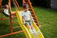 Sycamore Jumbo | Outdoor Wooden Swing Set & Climbing Jungle Gym - Chickadees Wooden Toys