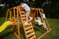Sycamore Jumbo | Outdoor Wooden Swing Set & Climbing Jungle Gym - Chickadees Wooden Toys