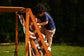 Sycamore Jumbo | Outdoor Wooden Swing Set & Climbing Jungle Gym - Chickadees Wooden Toys