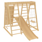 Wooden Roller Slide Add-On for Avenlur Climbers | Indoor Roller Slide, Climber Not Included - Chickadees Wooden Toys