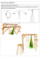 Avenlur Sensory Swing Hammock – Tear Drop Attachment for Grove, Walnut, Neem & Betula Indoor Climbers