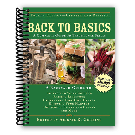 Back to Basics: A Complete Guide to Traditional Skills (Spiral Bound) - Chickadees Wooden Toys
