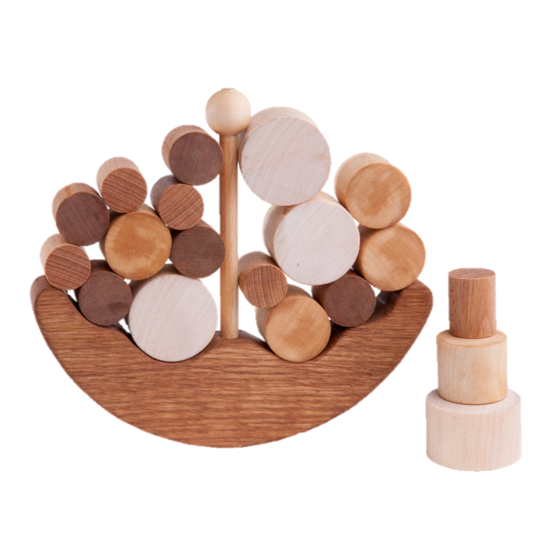Wooden Ship Balancing Toy