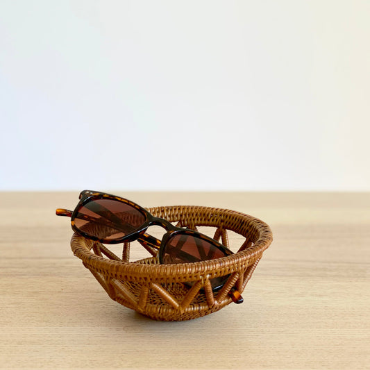 Bali Rattan Mini Basket - Chickadees Wooden Toys