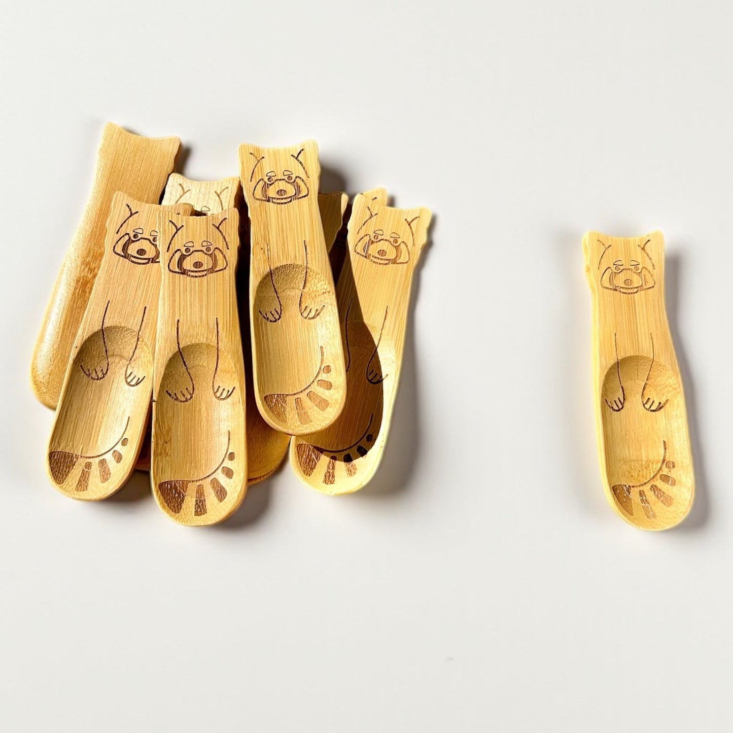 Bamboo Animal Kids Spoons - Chickadees Wooden Toys