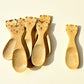 Bamboo Animal Kids Spoons - Chickadees Wooden Toys