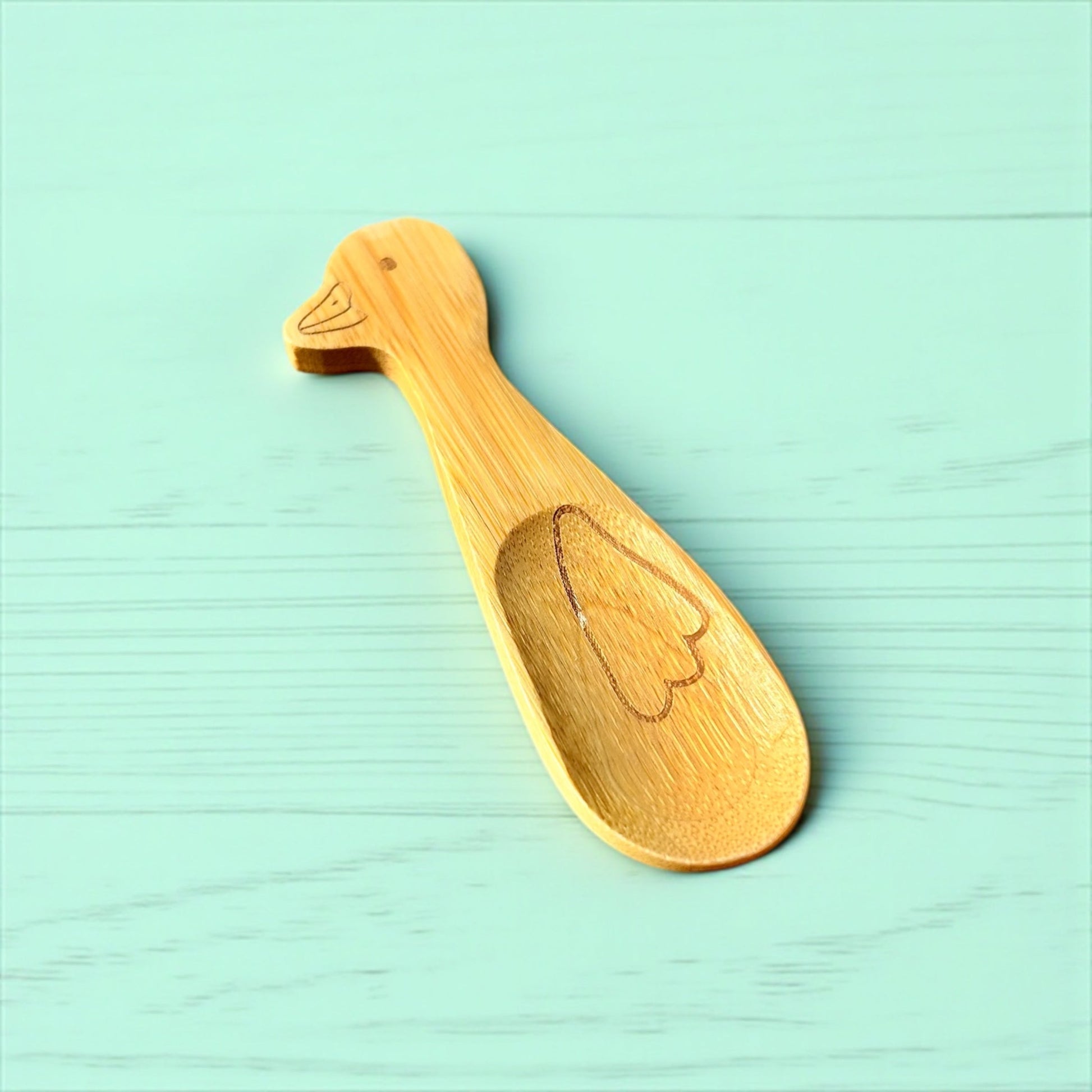 Bamboo Animal Kids Spoons - Chickadees Wooden Toys