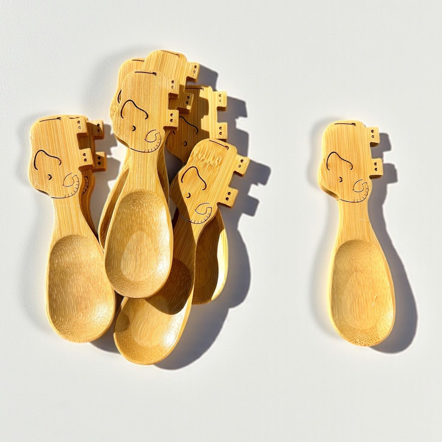 Bamboo Animal Kids Spoons - Chickadees Wooden Toys