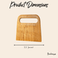 Bamboo Baking Bench & Dough Scraper