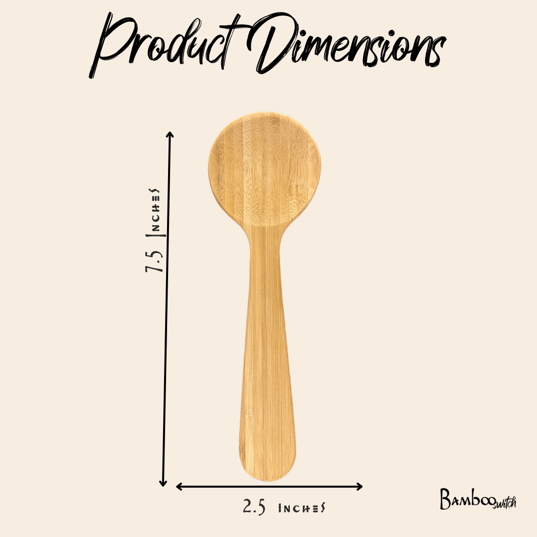 Bamboo Coffee Clip Spoon - Chickadees Wooden Toys