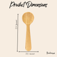 Bamboo Coffee Clip Spoon - Chickadees Wooden Toys