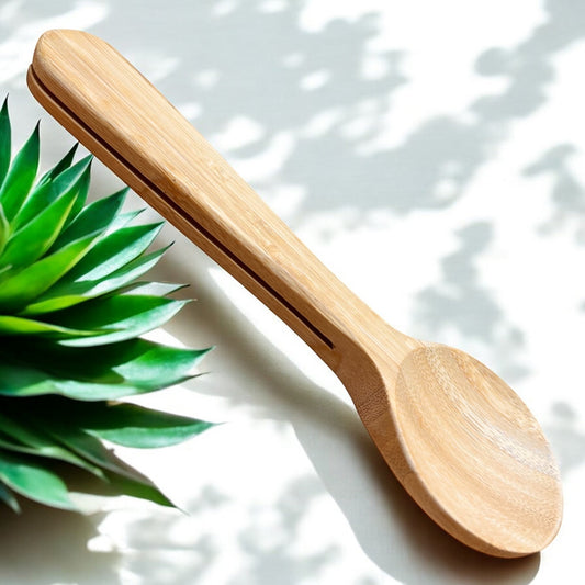 Bamboo Coffee Clip Spoon - Chickadees Wooden Toys
