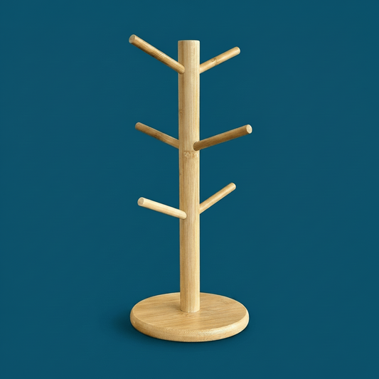 Bamboo Coffee Cup Tree Holder