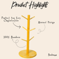 Bamboo Coffee Cup Tree Holder