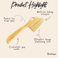Bamboo Dough Scraper - Chickadees Wooden Toys