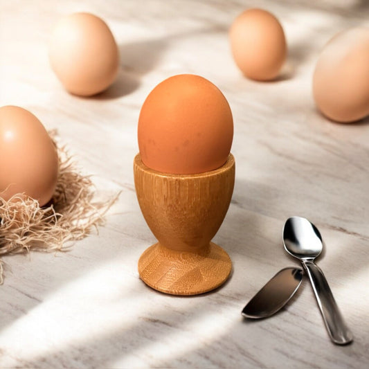 Bamboo Egg Cup - Chickadees Wooden Toys