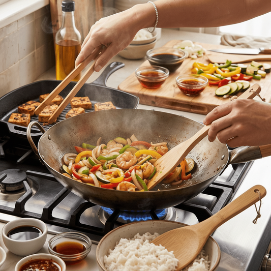 Bamboo Kitchen Utensil Set | 4 Pieces