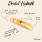 Bamboo Laundry Scoop | Wide Scoop