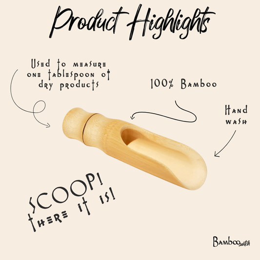 Bamboo Laundry Scoop | Wide Scoop - Chickadees Wooden Toys