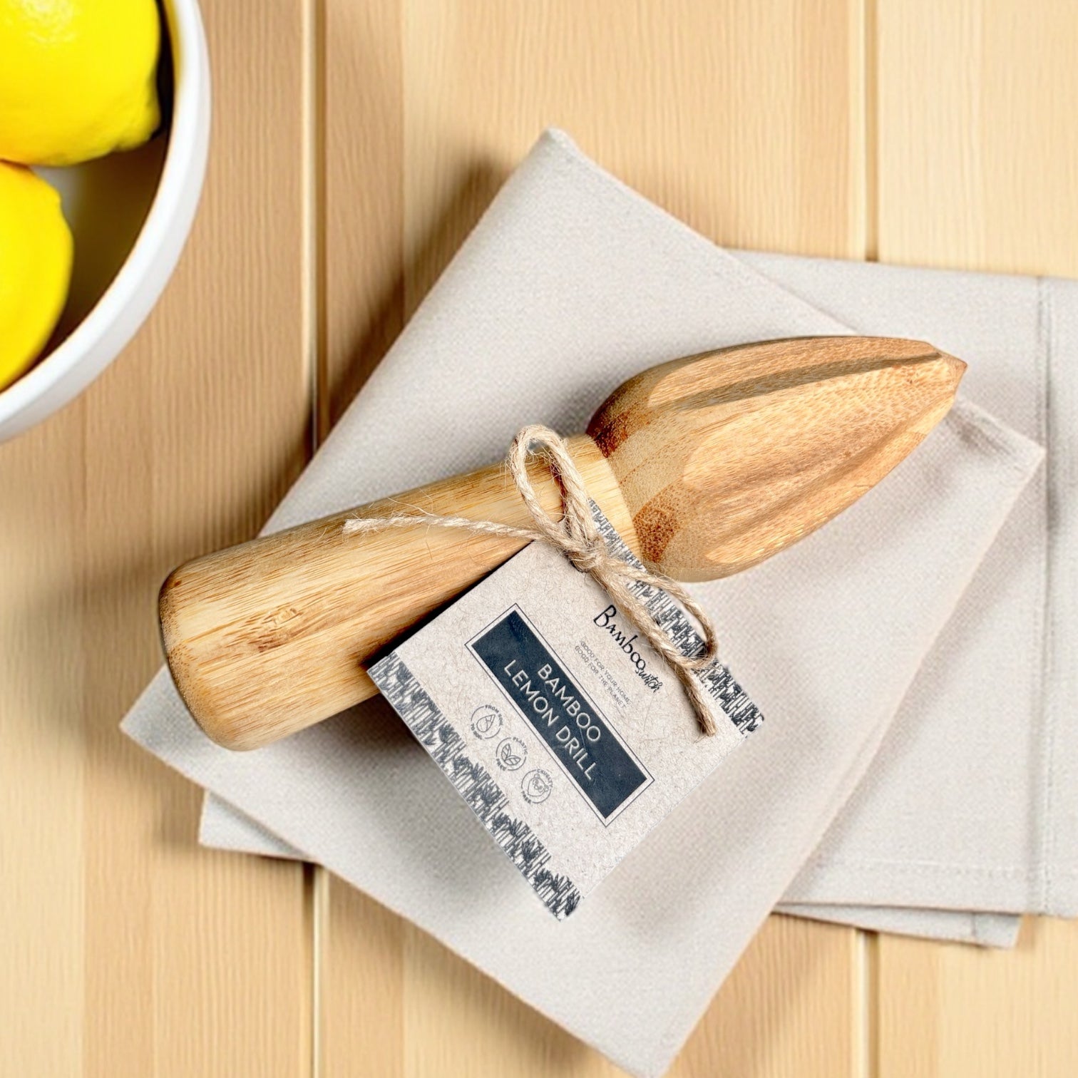 Bamboo Lemon Juicer - Chickadees Wooden Toys