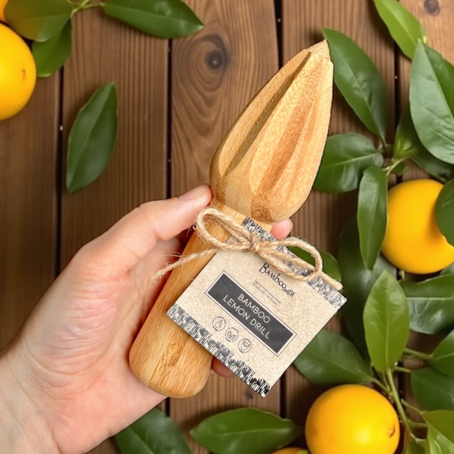 Bamboo Lemon Juicer - Chickadees Wooden Toys