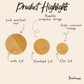 Bamboo Mason Jar Lids - Chickadees Wooden Toys