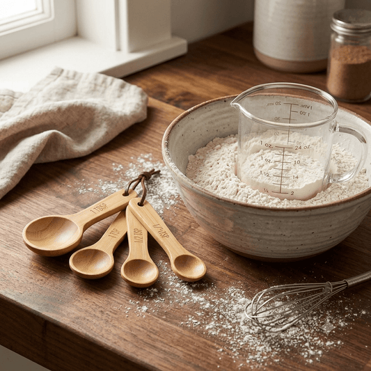 Bamboo Measuring Spoons Set