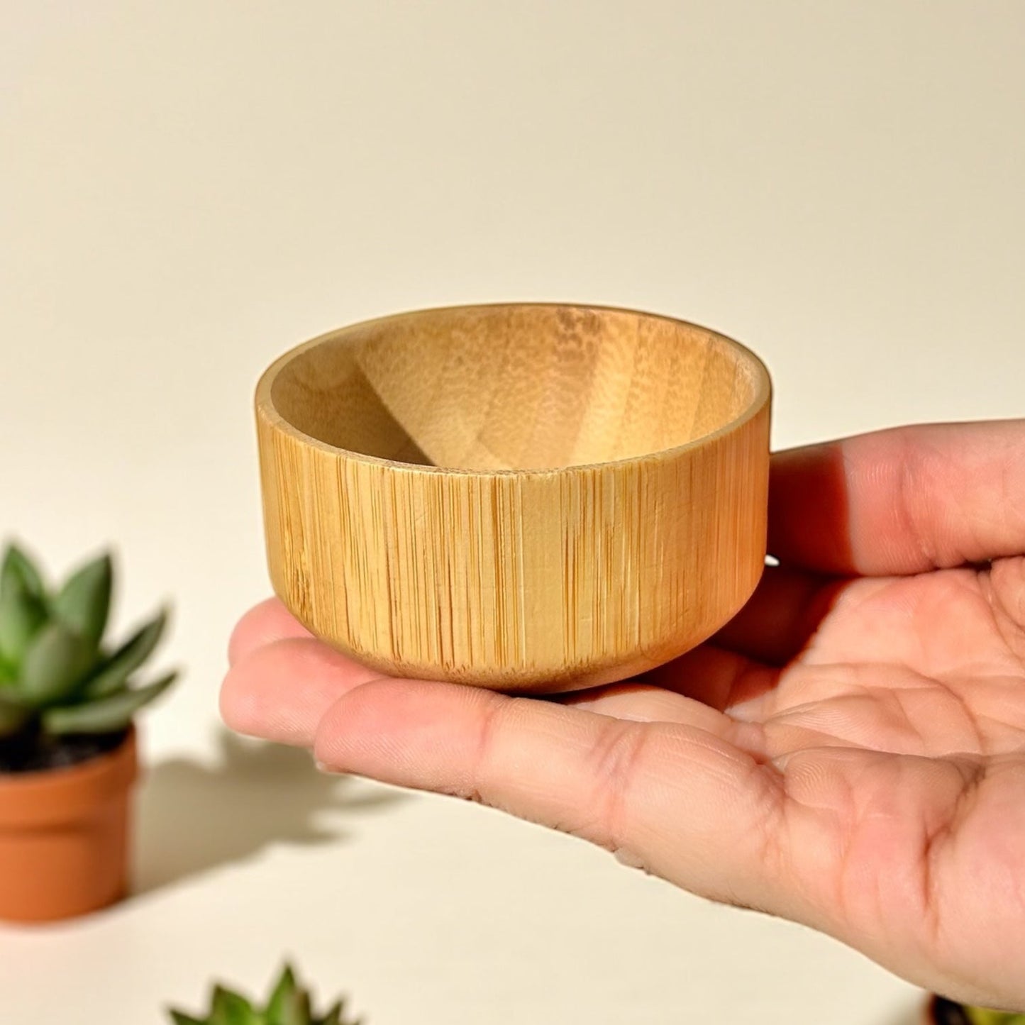 Bamboo Serving Bowl - Chickadees Wooden Toys