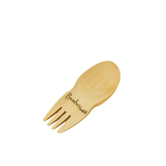 Bamboo Mini Spork Utensil - Chickadees Wooden Toys