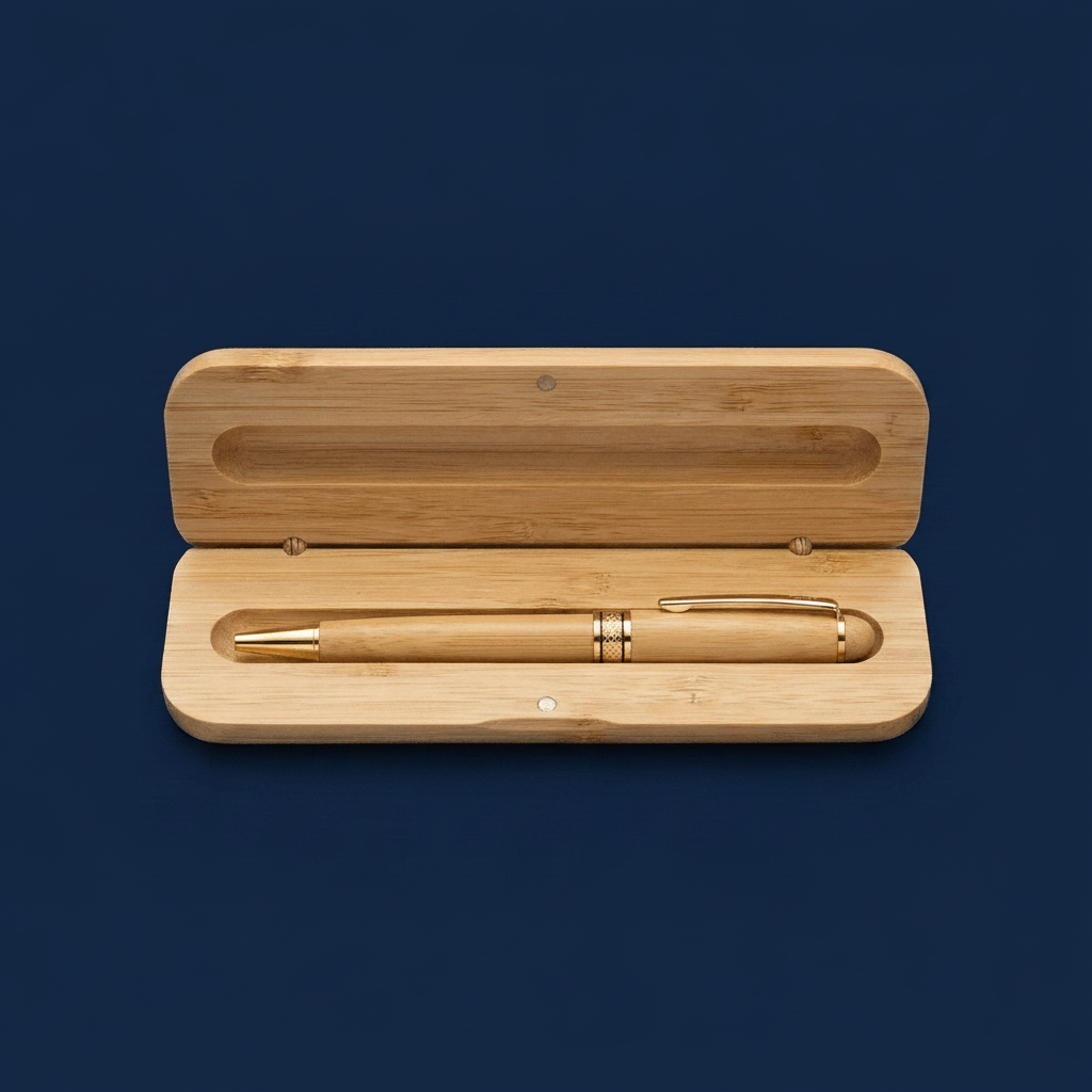 Bamboo Pen in Case