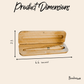 Bamboo Pen in Case - Chickadees Wooden Toys