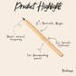 Bamboo Pencil | Never Ending - Chickadees Wooden Toys