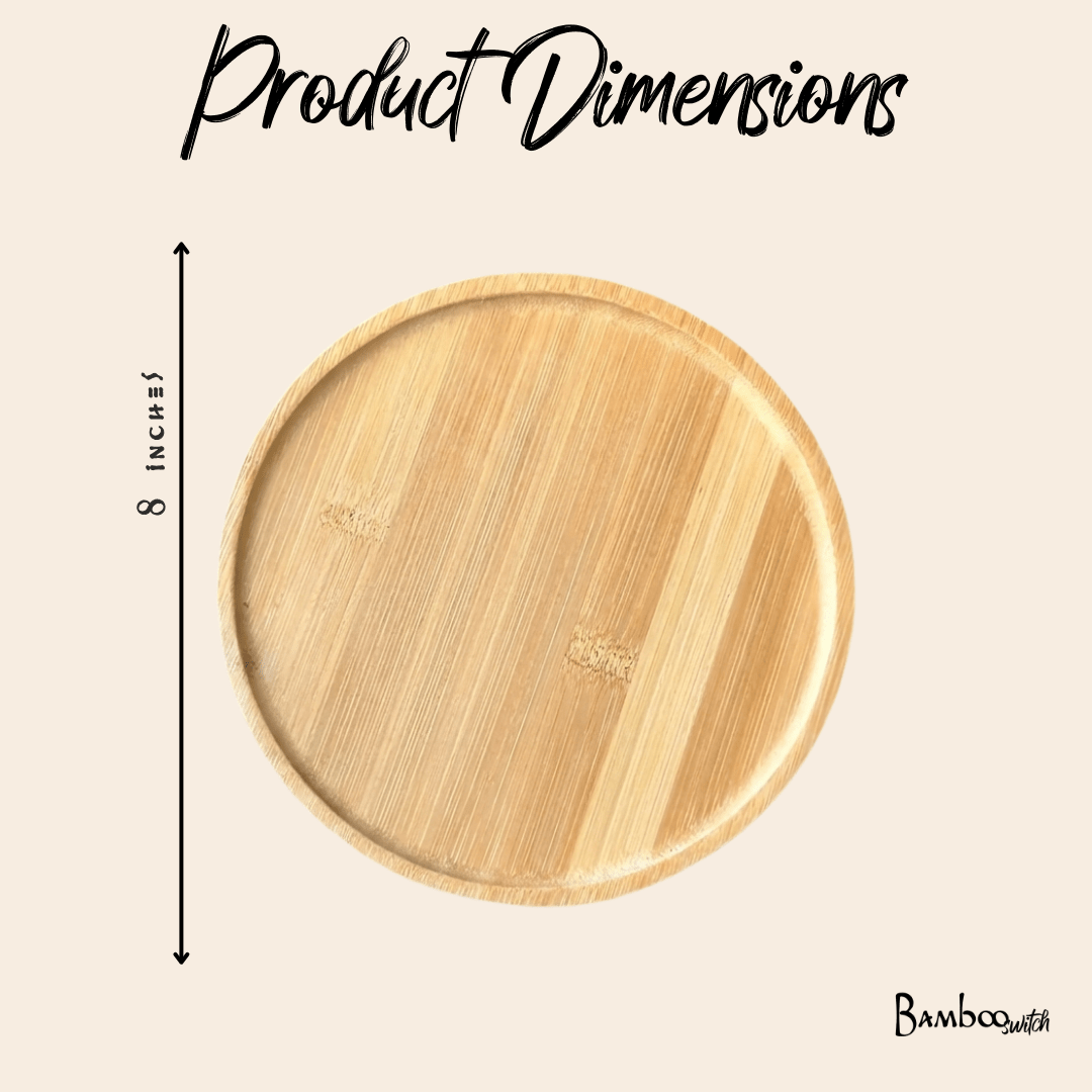 Bamboo Dining Plate | Round