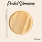 Bamboo Dining Plate | Round