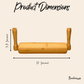 Bamboo Rolling Pin with Handles - Chickadees Wooden Toys