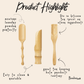 Bamboo Scoop | Long