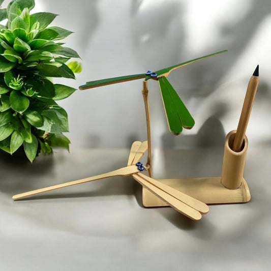 Bamboo Toy | Self Balancing Dragonfly - Chickadees Wooden Toys