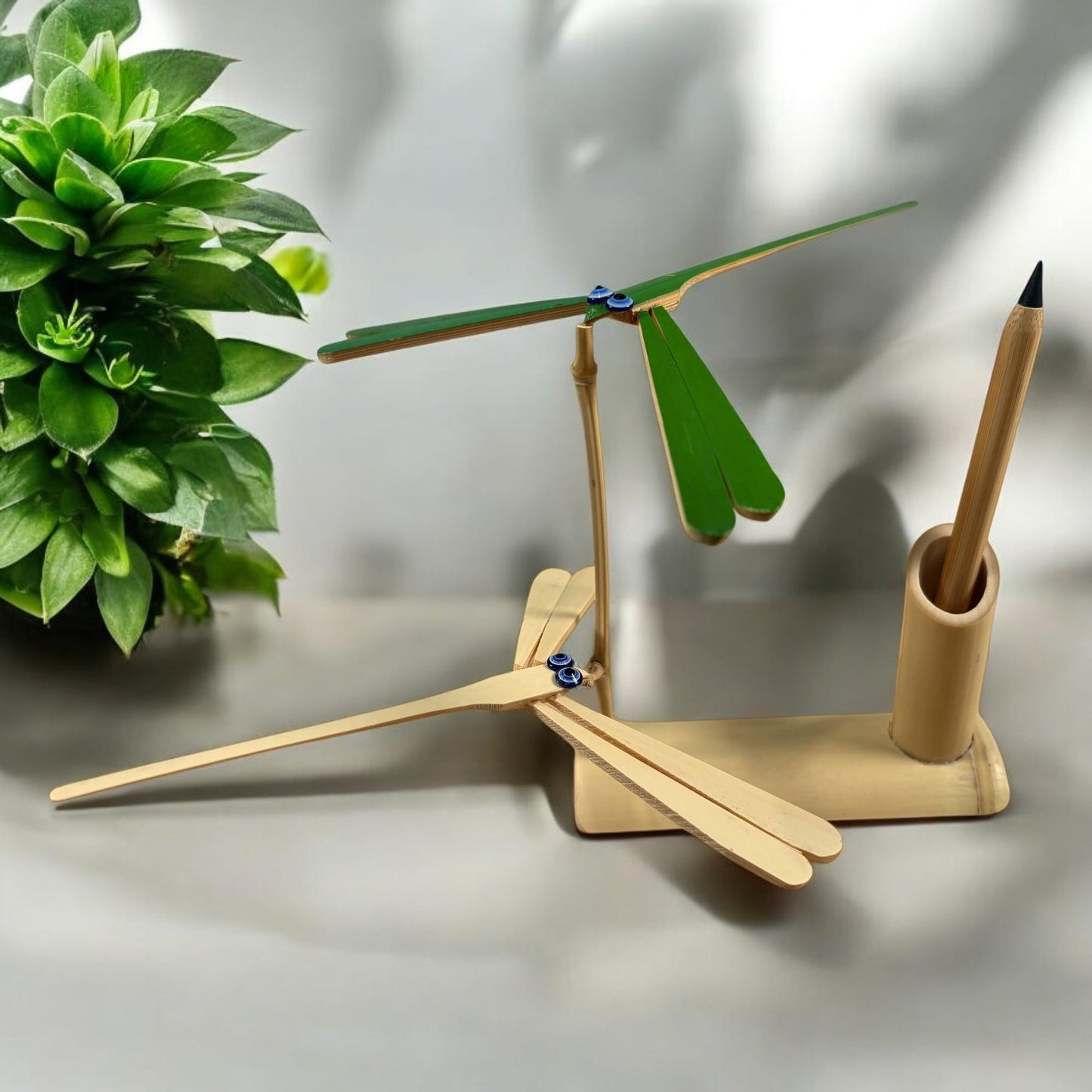 Bamboo Self Balancing Dragonfly Toy