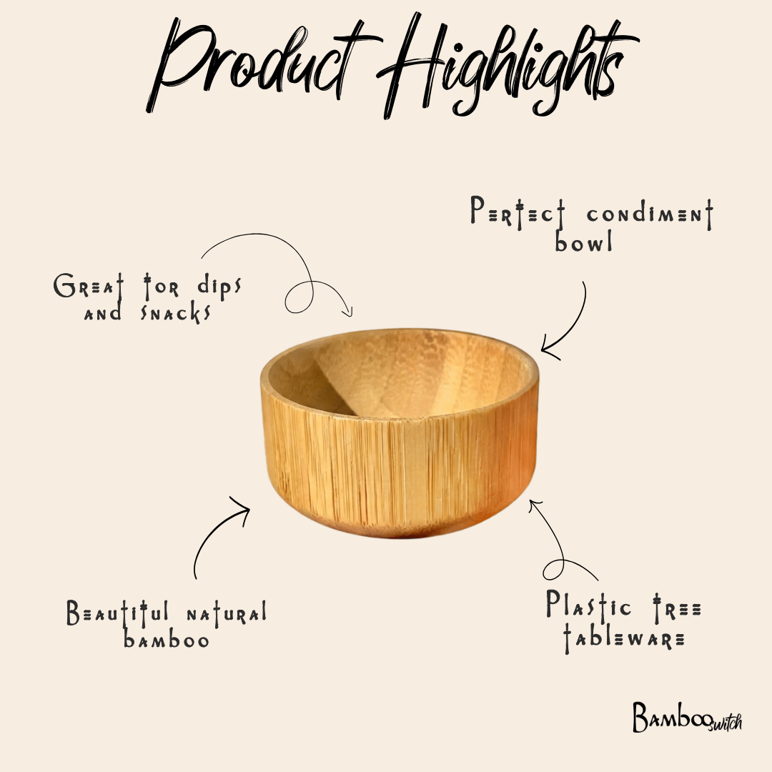 Bamboo Serving Bowl - Chickadees Wooden Toys