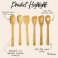 Bamboo Slanted Spatula